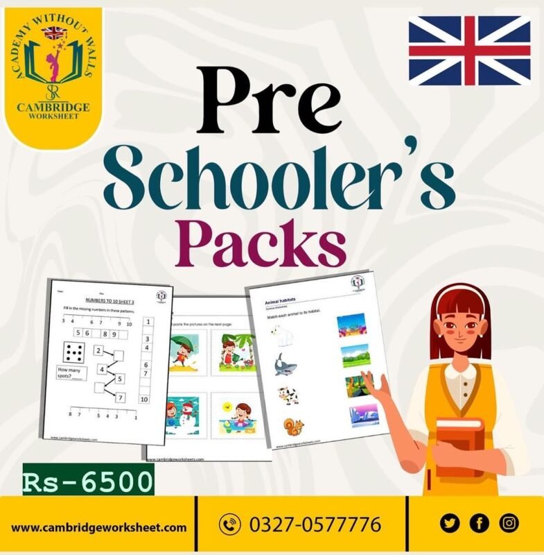 pre schooler home schooling worksheets