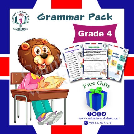 Grammar Pack Grade 4 cambridge work sheets for kids