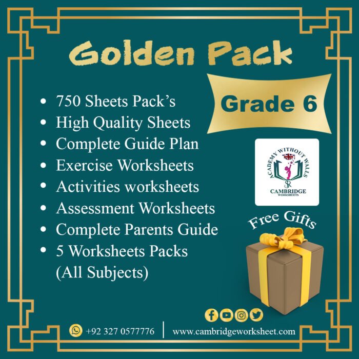 grade 6 golden pack cambridge worksheets