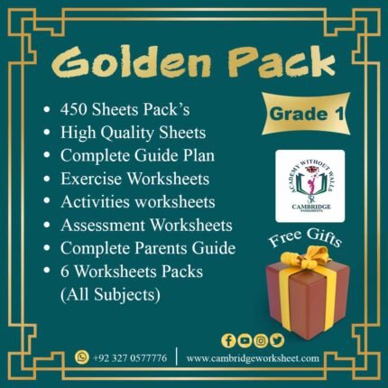 golden worksheets grade 1