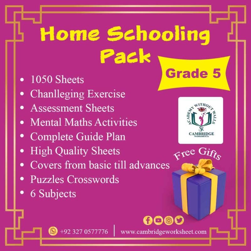 Grade 5 Home Schooling Pack