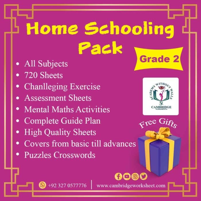 grade 2 home schooling cambridge worksheets