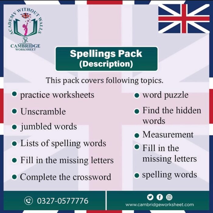 spellings worksheets grade 1