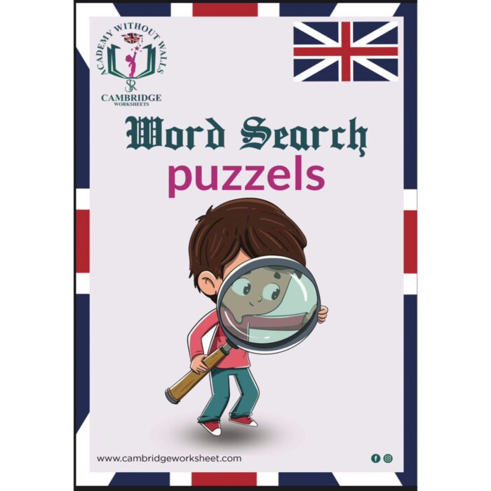 word search puzzle activity worksheets