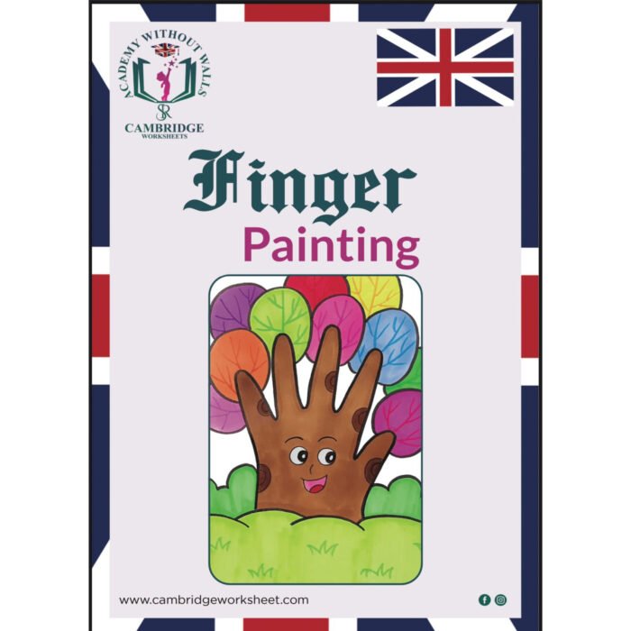 finger painting activity worksheets