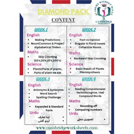 grade 2 diamond cambridge worksheets