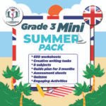 Mini Summer Pack Grade 3 work sheets for kids