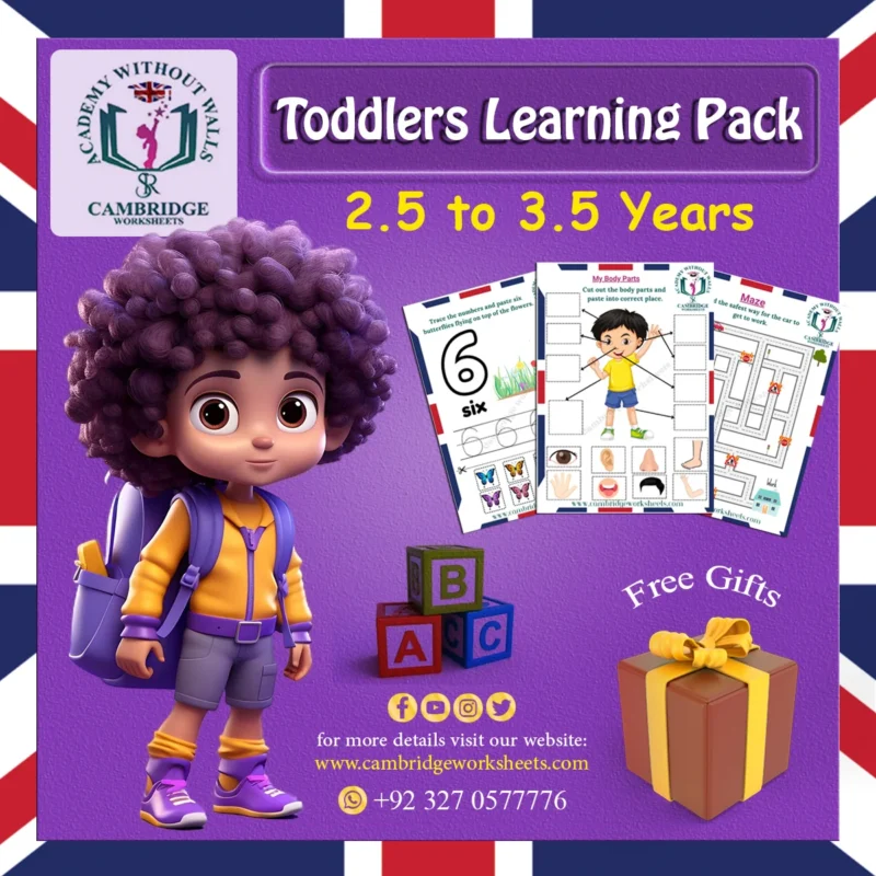 Early Learning for Toddlers with Cambridge Worksheets