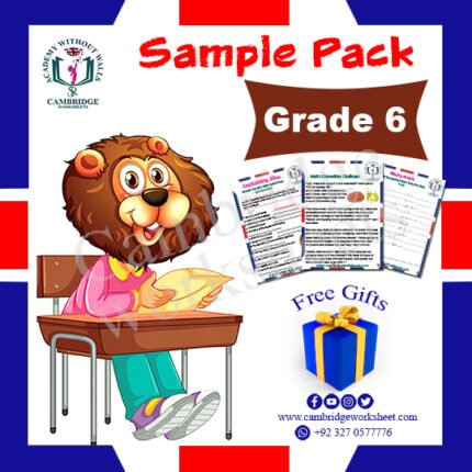 grade 6 Cambridge Worksheets